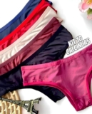 Kit 10 Calcinha Feminina De Algodão Tanga Lisa Conforto Vies De: R$69,90 Por ape…
