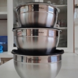 QUALIDADE DEMAIS Conjunto de Bowls Tigelas de Inox com Tampa Plástica Electrolux…
