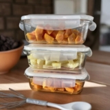 MARMITINHAS PRA QUEM COME POUCO Kit 10 Marmitas Vidro Hermético Tampa Trava 370m…