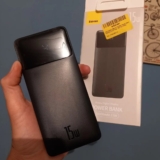 PRA NÃO FICAR SEM BATERIA NA RUA Carregador Rápido Portátil Power Bank Baseus 20…