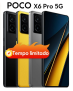 POCO-X6 Pro 5G Smartphone, Versão Global, 256GB, 512GB, Dimensão 8300-Ultra, Câmera Tripla de 64MP, 6.67 “, 1.5K DotDisplay, 67W, NFC, Estreia Mundial