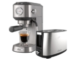 MENOR PREÇO DESSE KIT PRO CAFÉZÃO Oster Kit Cafeteira Espresso Compacta + Torrad…