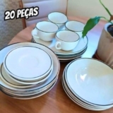 Aparelho de Jantar e Chá 20 Peças Oxford de Cerâmica POR 242,91 https://www.mag…