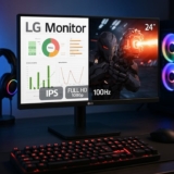 PRA QUEM TÁ SEM TELA NENHUMA AÍ Monitor Gamer LG  24ms Ips Fullhd 100hz DE 1.260…