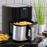 POTENTE DEMAIS Fritadeira Ultra Digital 2 em 1 Inox 4,8L Oster com Painel Touch …