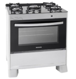 SUGGAR FOGÃO NEO GLASS PRATA MESA DE VIDRO 5 BOCAS TREMPE 6 APOIOS ACENDIMENTO …