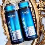 RESULTADO DE SALÃO EM CASA Kit Truss Uso Obrigatório Shampoo 300mL + Condicionad…