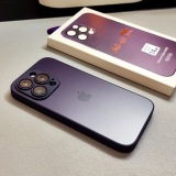 Capa Protetora De Vidro Fosco para iPhone 11 à 15 Pro Max