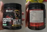 COMBUSTÍVEL PRA TU IR TREINAR  Pré-treino Growth Haze Hardcore 300g – Laranja ou…