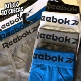 VEM ATÉ COM MEIA Kit 10 Cueca Boxer Reebok sem Costura + 1 Par de Meias DE 199  …