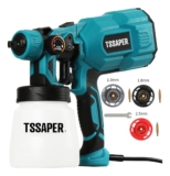 Pistola de pulverização elétrica para pintura hvlp Tssaper TP550 do 800mL cor az…