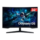 ODYSSEY 32  POR MILÃO E PARCELADINHO Monitor Gamer Samsung Odyssey G5 32″, QHD, …