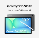 Tablet Samsung Galaxy Tab S10 FE 8/128GB, Com Capa e Caneta S Pen, Tela 10.9″Sa…