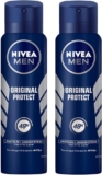 NIVEA Kit Desodorantes Antitranspirante Aerosol Nivea Men Original Protect 48h 1…