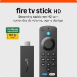 Fire TV Stick HD (Última geração) | Com controle remoto por voz com Alexa (inclu…